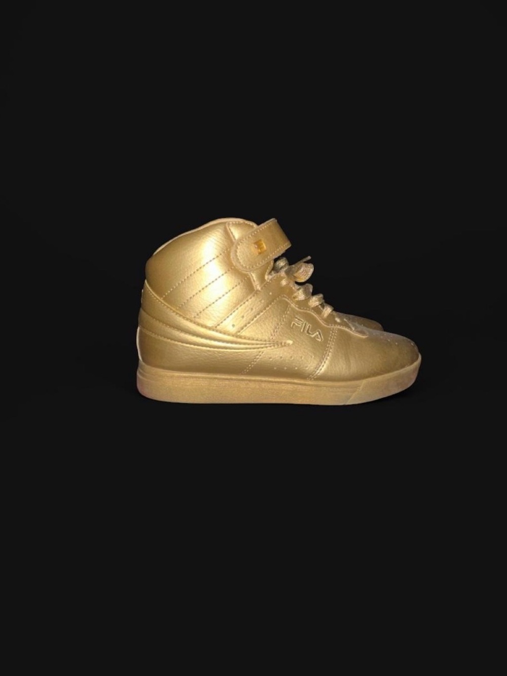 FILA Women’s Gold High-Top Sneakers